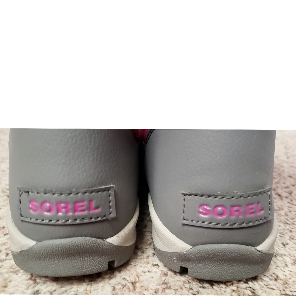Sorel Boots Womens 6 Pink Quilted Winter Snow Rain Waterproof Insulation Boot